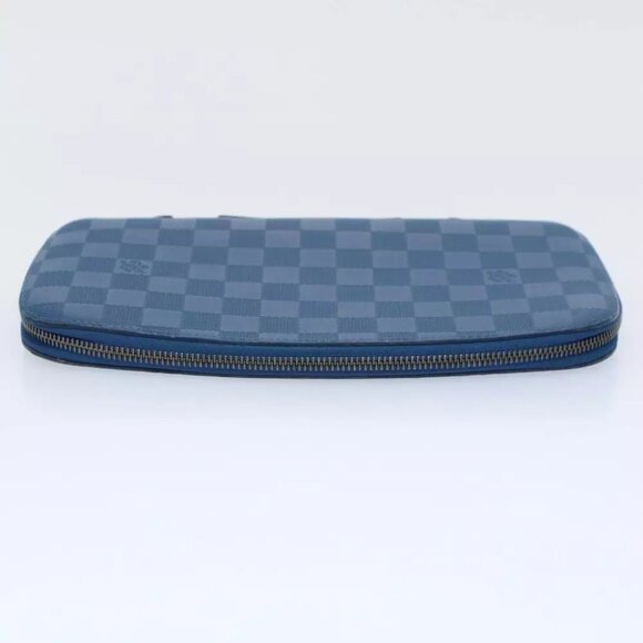 LOUIS VUITTON Damier Infini Organizer Atholl Clutch Bag Blue N41396 Auth ki3459 - Picture 14 of 16